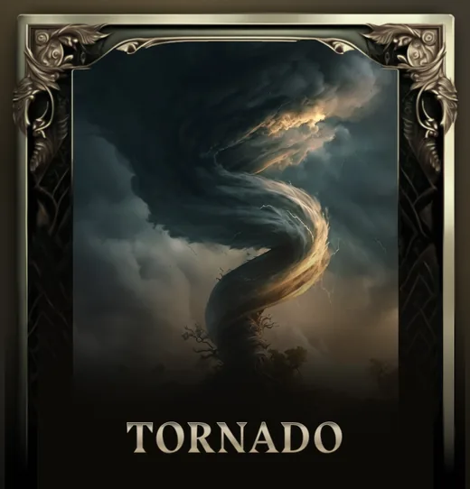 Tornado attack card