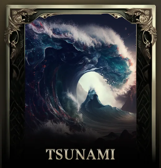 Tsunami attack card